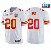 Men & Women & Youth Kansas City Chiefs #20 Justin Reid White Super Bowl LVII Patch Vapor Untouchable Limited Stitched Jersey,baseball caps,new era cap wholesale,wholesale hats